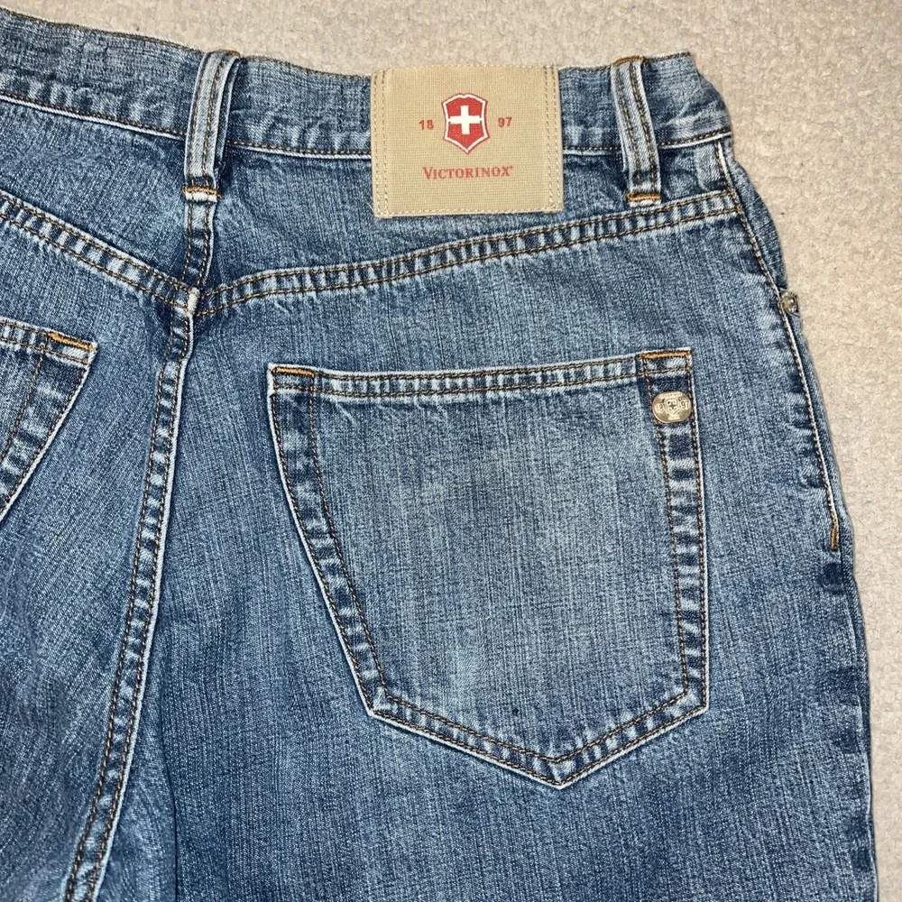 VTG Swiss Army Victorinox 01 Jeans Men's 32x32 (30x30) Blue Denim Relaxed Pants